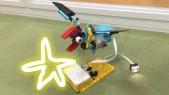 ゴミ捨て場を守るカラス