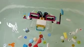 海洋プラスチック回収ロボット
