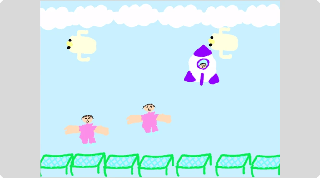 みらいののりもの はねロケット