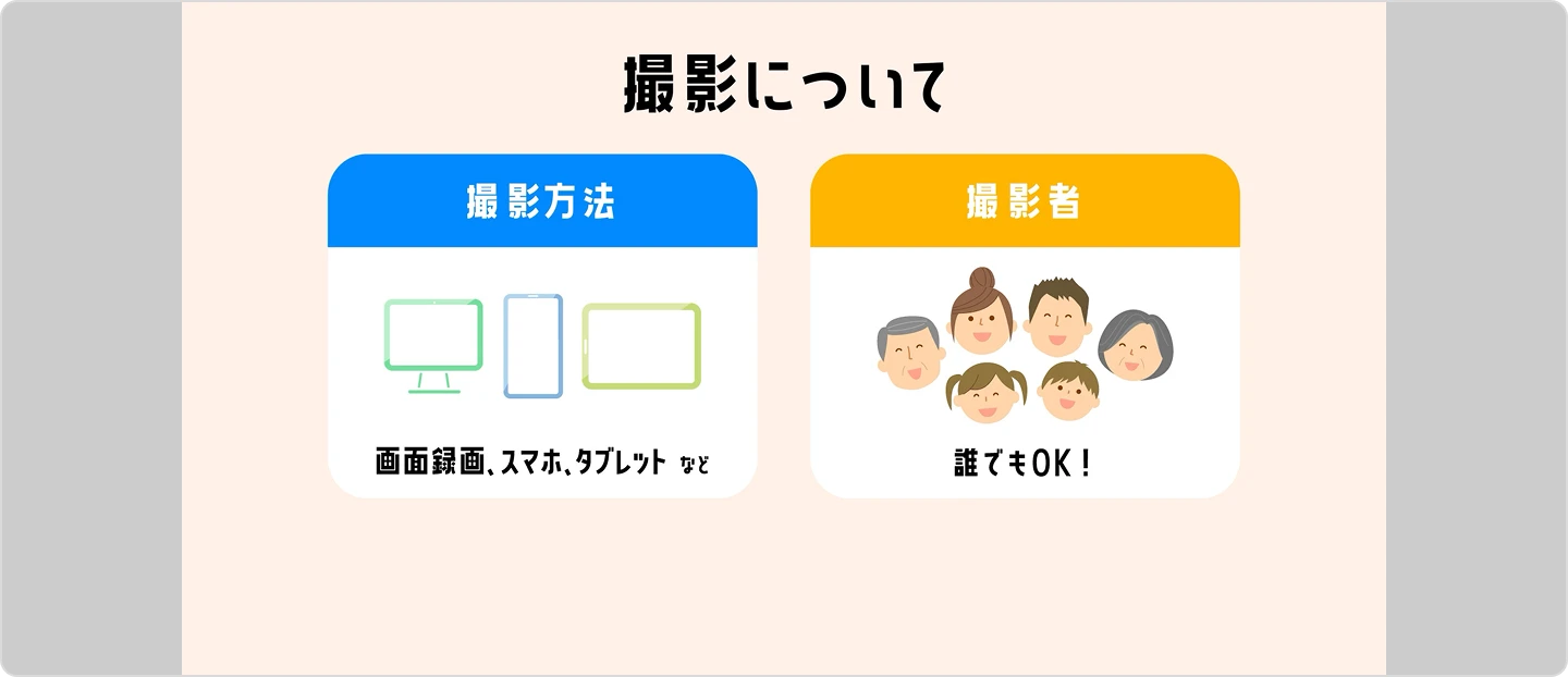 1.撮影またはスキャン