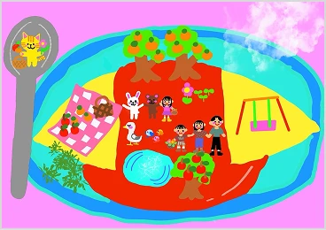 オムライスのうえでピクニック