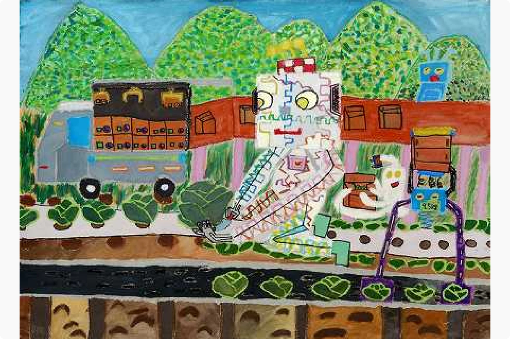 “未来はロボットが野菜づくり”と予想した未来が訪れた作品
