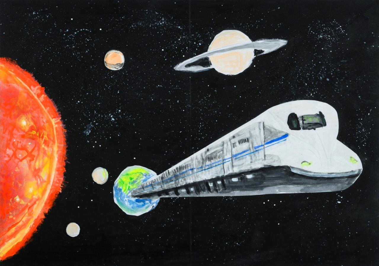 宇宙の新かん線 | 受賞ライブラリー | ドコモ未来ミュージアム