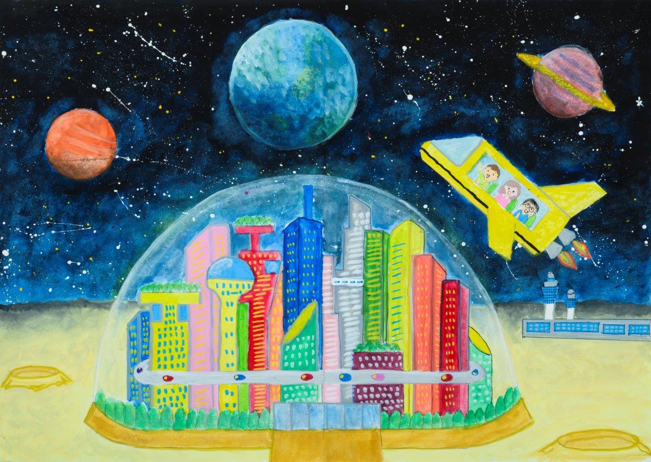 5万円です。未来宇宙都市絵画 5万円です。未来宇宙都市絵画 5万円です。未来宇宙都市絵画 - メルカリ