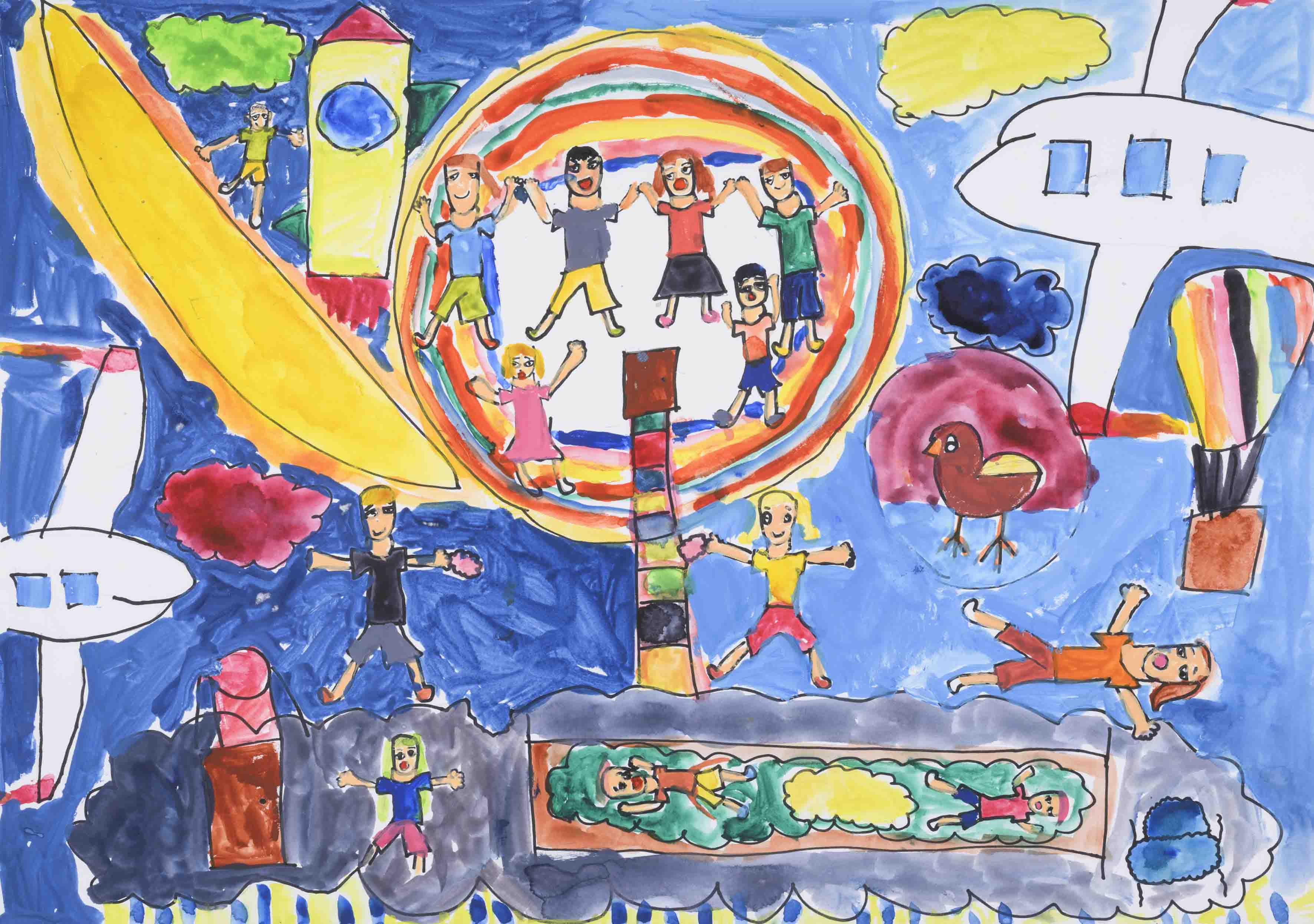 空でつながる世界 | 受賞ライブラリー | ドコモ未来ミュージアム