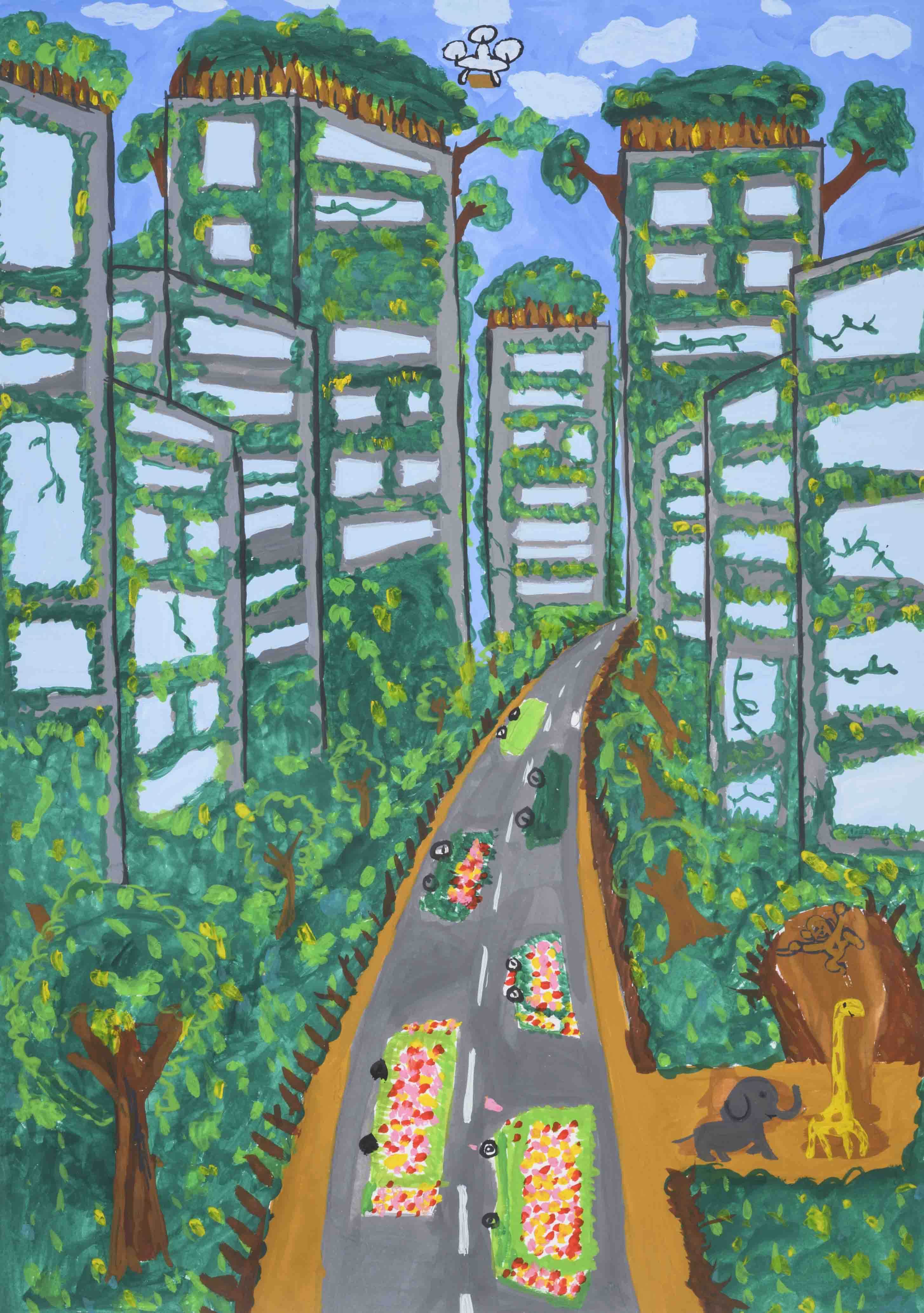 町のジャングル | 受賞ライブラリー | ドコモ未来ミュージアム