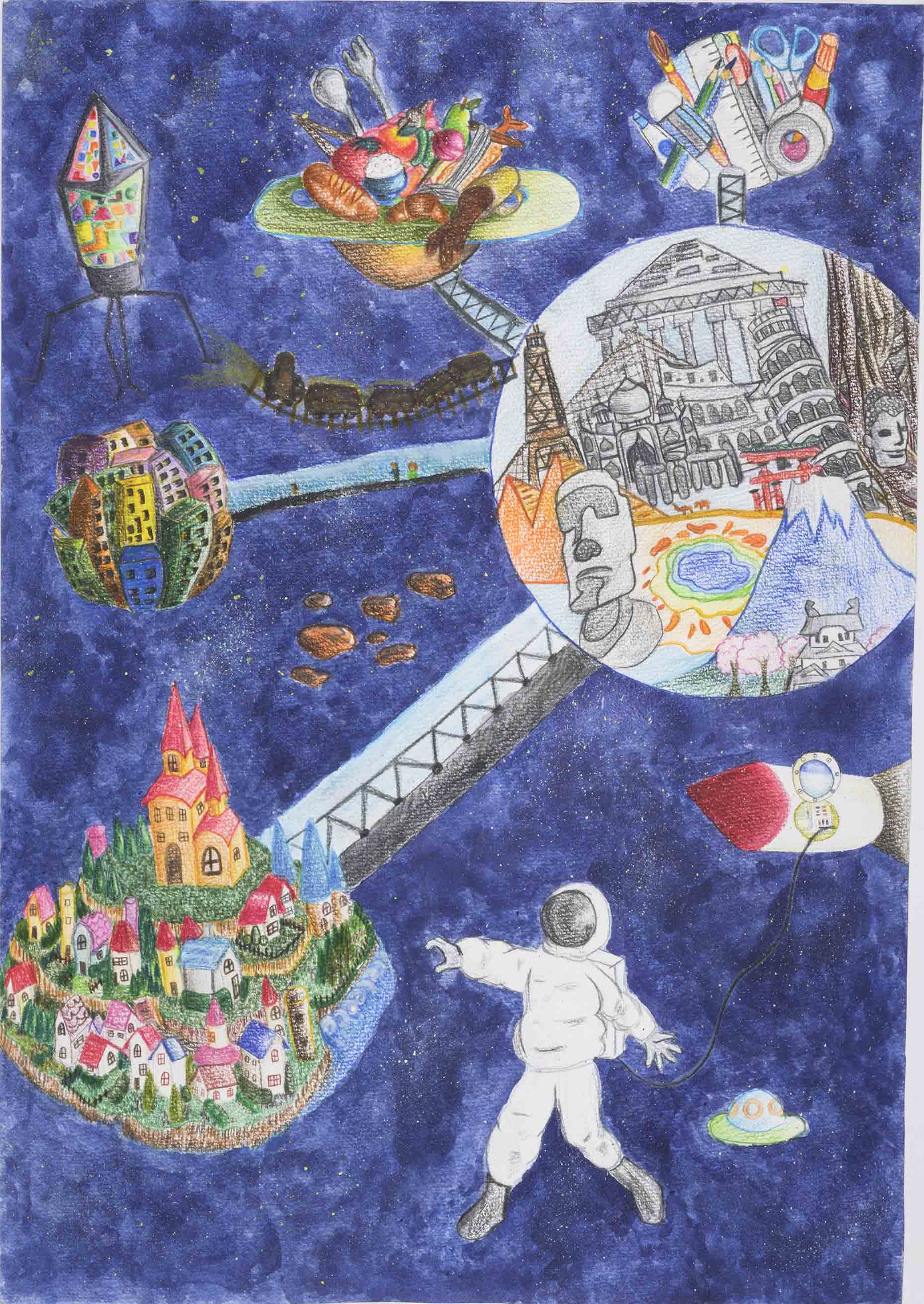 宇宙旅行 | 受賞ライブラリー | ドコモ未来ミュージアム