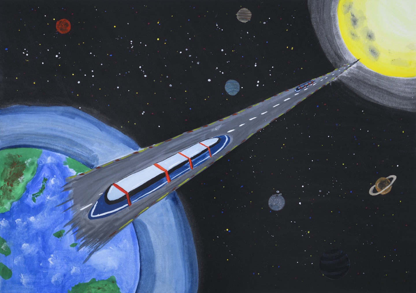 月への新幹線 | 受賞ライブラリー | ドコモ未来ミュージアム